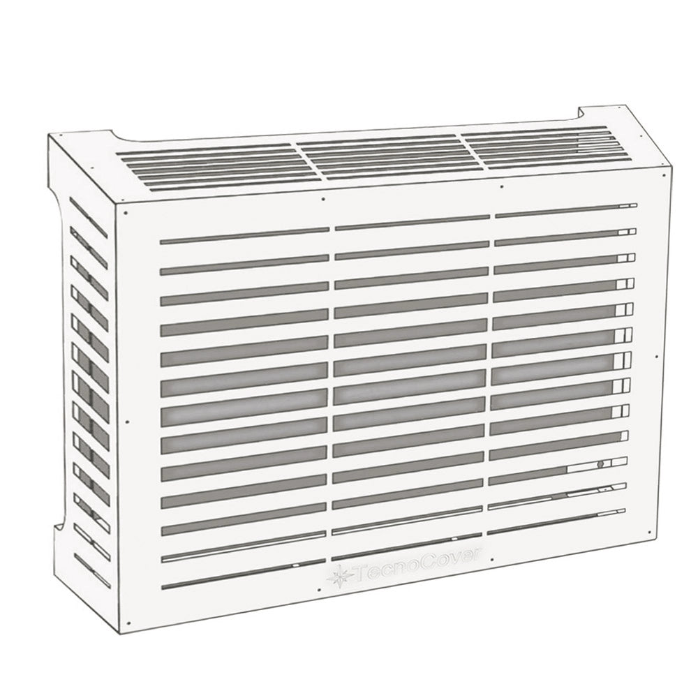 Copertura unità esterna climatizzatore bianco/sabbia 86x44x68 cm.  condizionatore