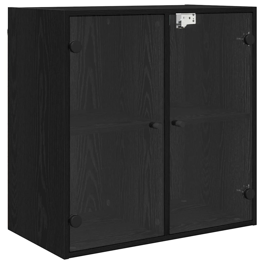Armadietto a muro Rovere Nero 68 x 37 x 68,5 cm