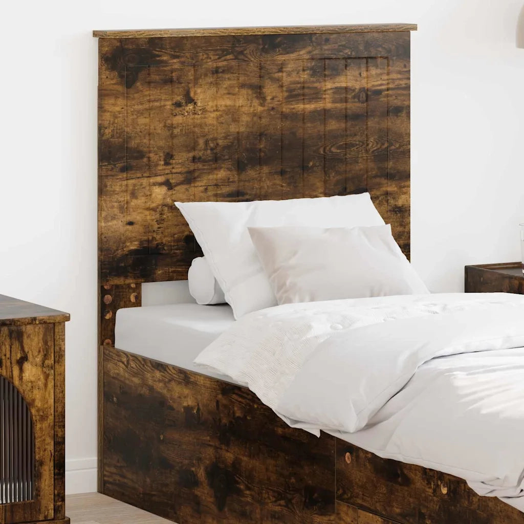 Testiera-Testata-Testiera Decorativa Rovere fum¨¦ 75 cm Legno multistrato 355814