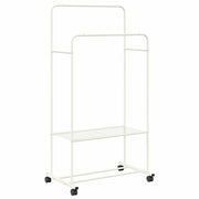 Stendibiancheria con lo scaffale Bianco 80 x 53 x 156 cm CFW6642584