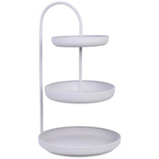 Vassoio decorativo in metallo 31x30x53h cm