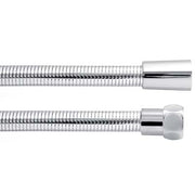 FLESSIBILE DOCCIA CHROMALUX METALLIC PARIGI  METALLO/PVC CM 150 GHIERA CONICA 1/2F