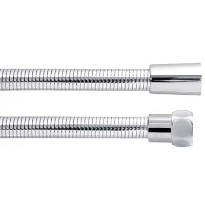 FLESSIBILE DOCCIA CHROMALUX METALLIC PARIGI  METALLO/PVC CM 150 GHIERA CONICA 1/2F