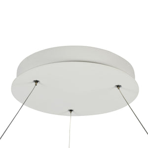 Lampada pendente Modern in Metallo Nola Bianco