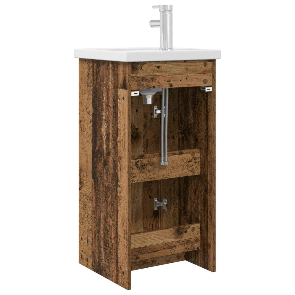 Mobile da bagno con lavabo Legno antico 42 x 40 x 84,5 cm 890774