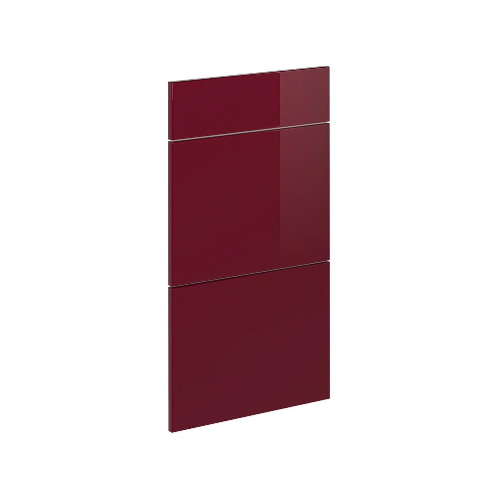 Vicco Frontale cucina Rosso lucido 39.6 x 70.4 cm frontale del mobile per mobile base con cassetti