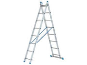 SCALA STILO ALLUMINIO DOPPIA/ESTENSIBILE GR EN 131  2x7 gr. cm.202314h. Kg.8,5 base cm.80 (SL2002)    FACAL
