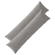 Federa 2 pcs ALMELO Grigio Chiaro 40 x 145 cm corduroy 914294
