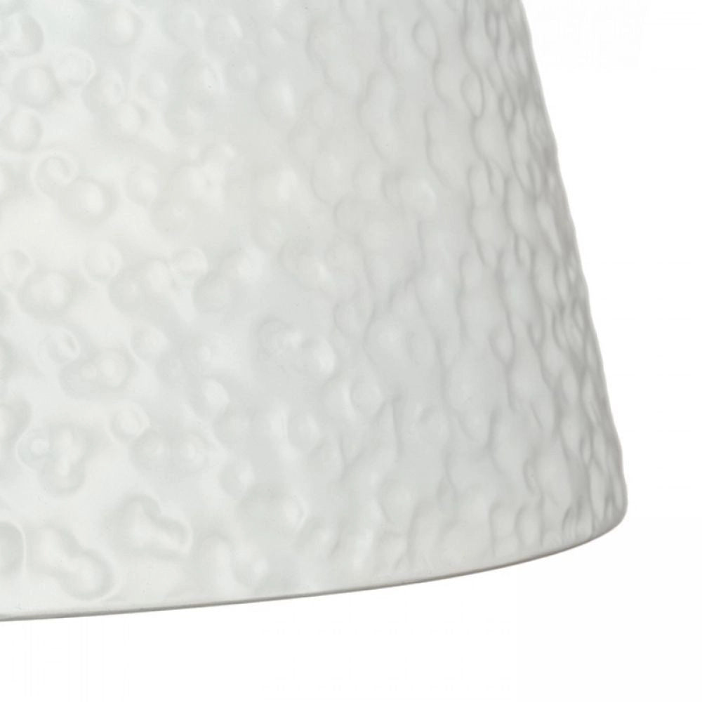 Lampadario BUCKY 40 a sospensione bianco/grigio metallo 230V E27 28W
