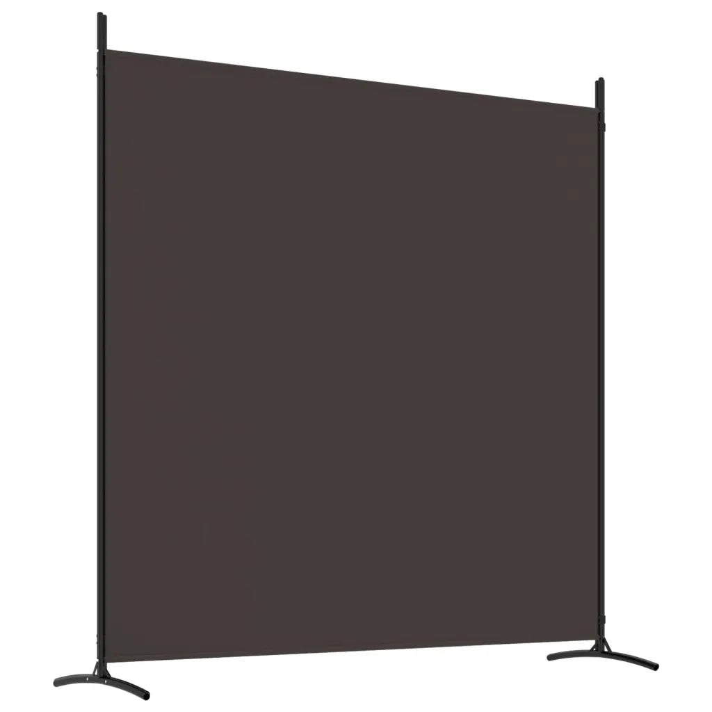 Divisorio a 3 Pannelli-Set di 3 pannelli Paravento Marrone 525x180 cm in Tessuto