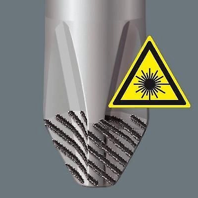 Wera 05051011001 Kraftform Plus Set di 12 cacciaviti con impugnatura ergonomica Kraftform Plus tecnologia Lasertip e sistema Take it easy colore Nero