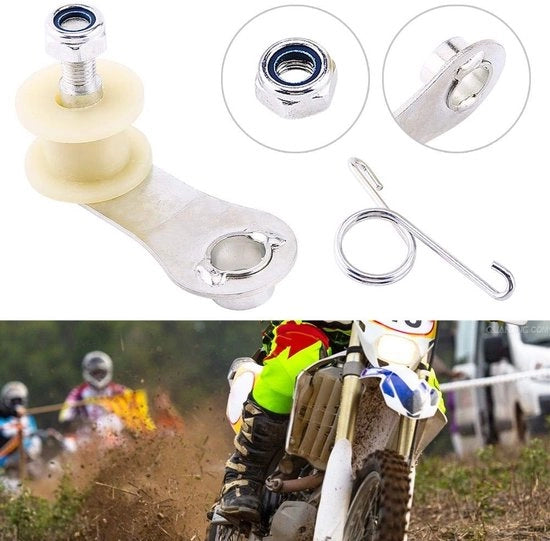 Accessori per bicicletta - Spanne automatico per catena - Catena per bicicletta - Accessorio motociclistico - Qualità elevata - Tensione regolabile per catena 

Modello: 
Tensione regolabile: 
Materiali: 
Dimensioni: 
Peso: 
Compatibilità: 
Garanzia: