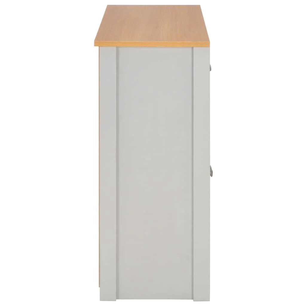 Credenza grigia mobiletto consolle mobile contenitore 112 cm 4402264
