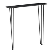 Tavolo consolle 82 x 80 x 18 cm ingresso soggiorno sala da pranzo nero 03_0010875
