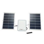 Lampada LED con pannelli solari Proiettore 50W Telecomando 150W, batteria 3,2V/40Ah