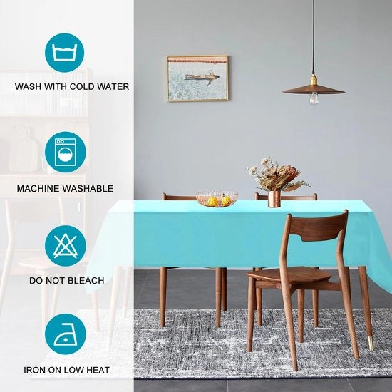 Tavolino con effetto lotus, resistente alle macchie, 150 x 300 cm, acqua, luce, impermeabile