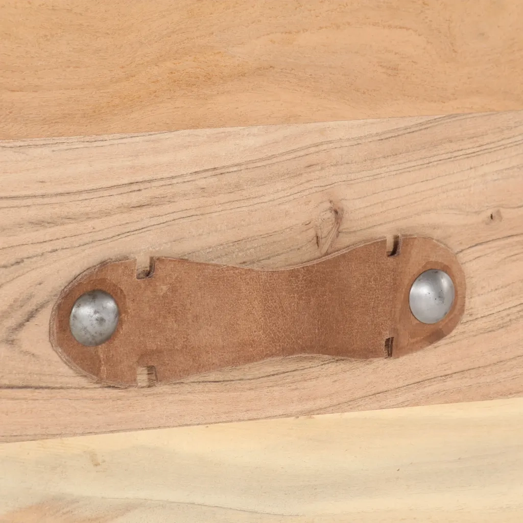 Tavolino da Salotto 90x50x35 cm in Legno Massello di Recupero 287890
