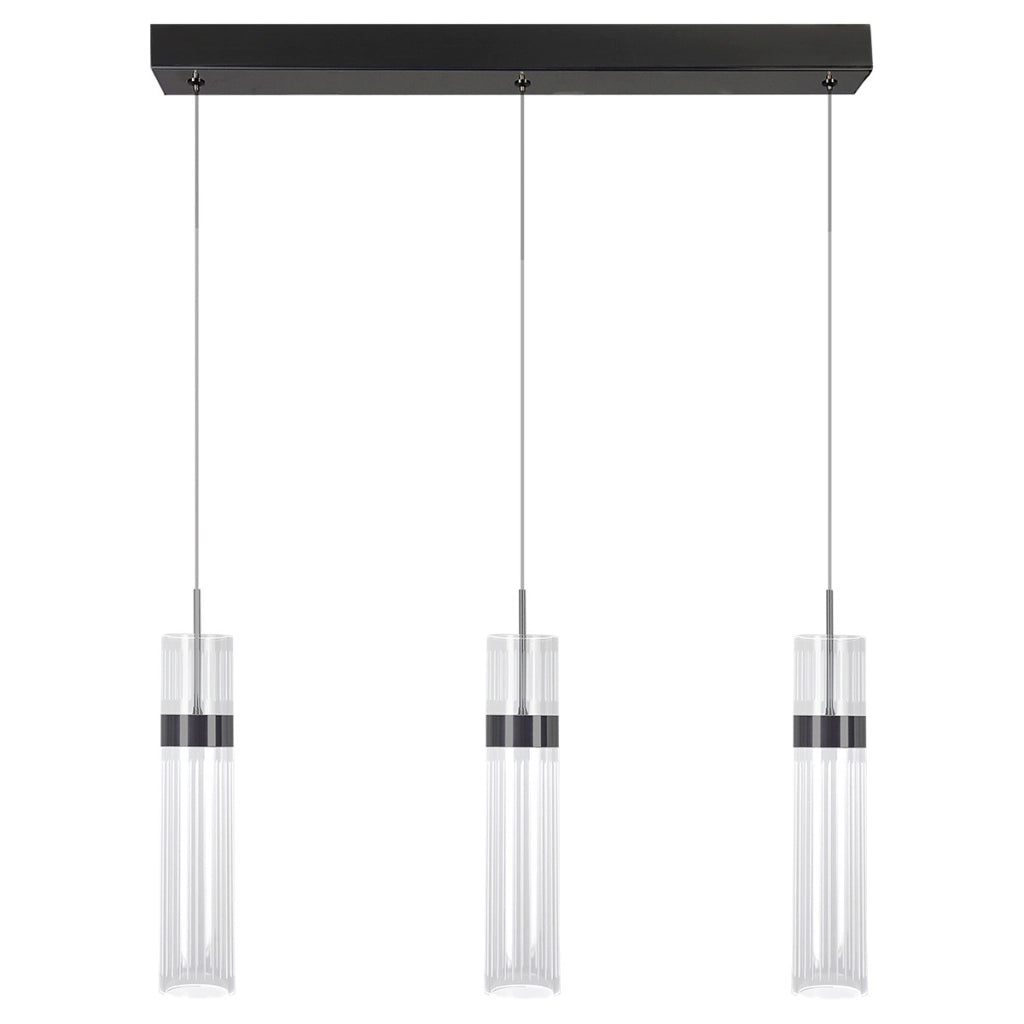 Lampada a sospensione Ambiente grafite LED CCT 6W 60cm