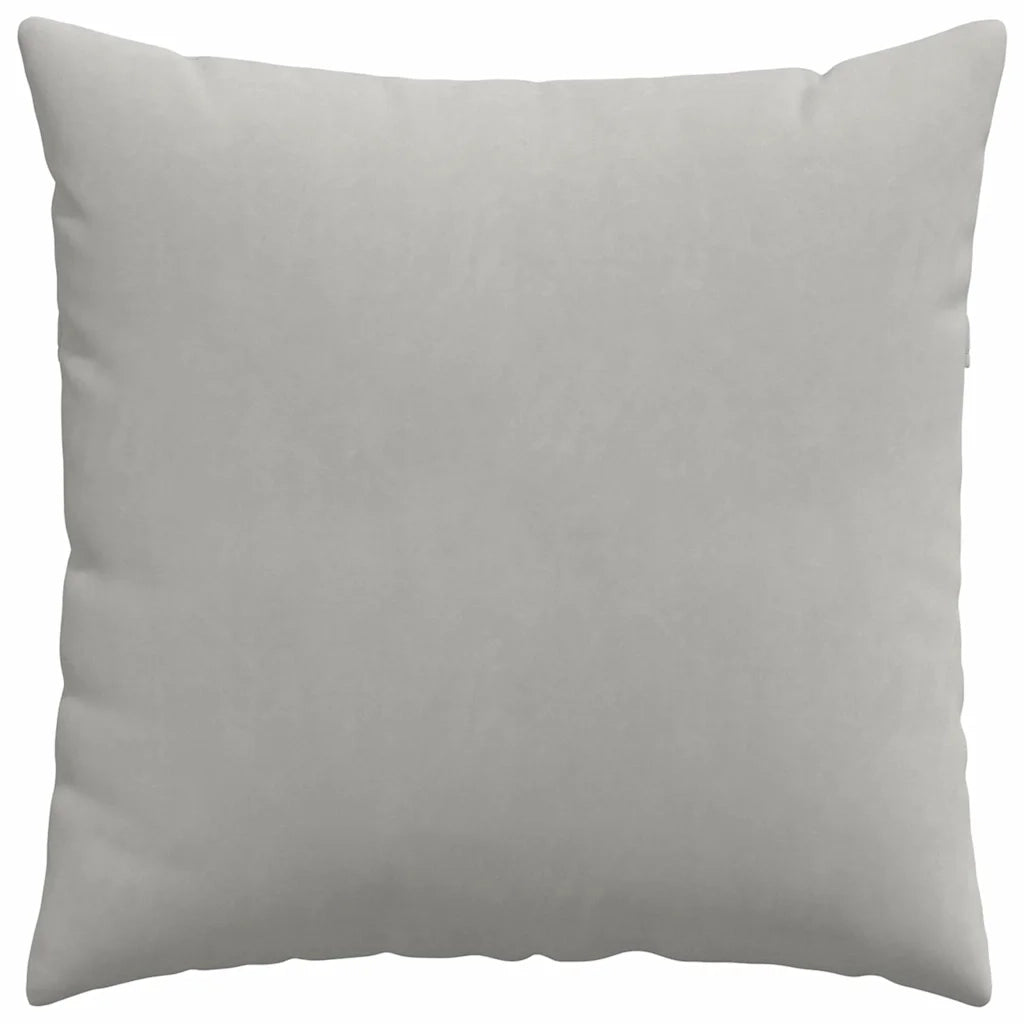 Cuscini da Divano 2 pcs Grigio chiaro 60 x 60 cm Tessuto