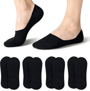 4 paia - Socke invisibili molto profonde Socke per allenamento - Socke invisibili - Socke antiscivolo per escursione - Socke basso - Socke comode e respiranti in cotone sottile - Unico taglia che si adatta a tutti -