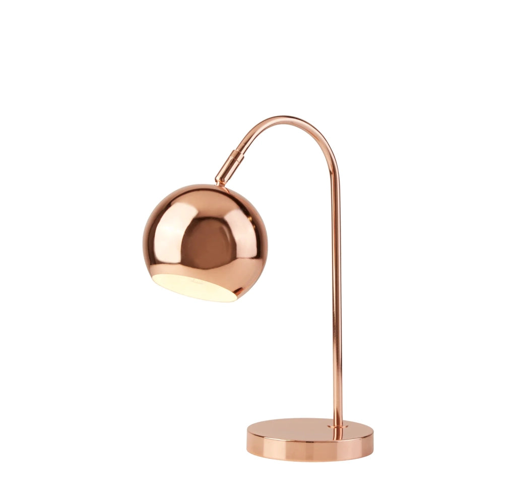 Lampada Da Scrivania Contemporanea Hang Acciaio Rame 1 Luce E14