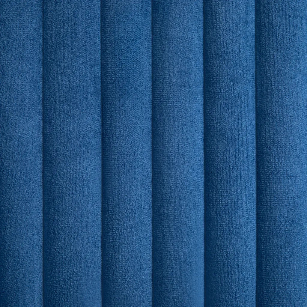 Sedie da Pranzo 4 pz Blu in Velluto cod mxl 7678