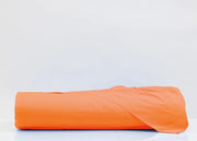 Lenzuola Cordonetto In 100% Cotone In Tinta Unita - Singolo - Arancione