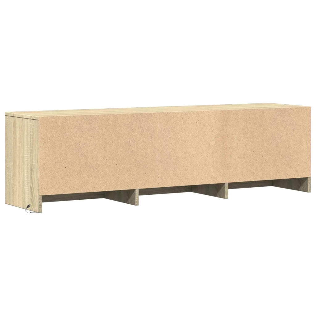 Mobile TV con LED con LED Rovere Sonoma 140 x 34 x 40 cm 3418712