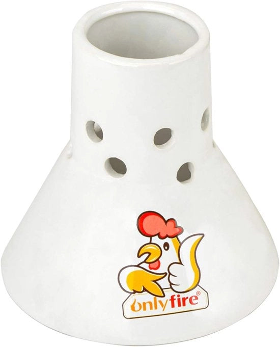 Supporto per pollo verticale per griglia - contenitori per salse - rack per arrosto di pollo in posizione verticale accessori barbecue
