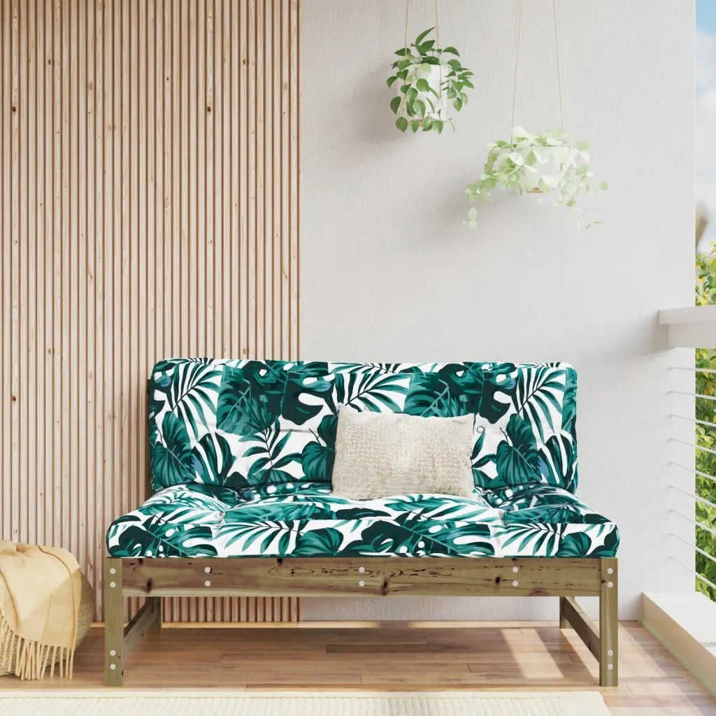 Divano Centrale da Giardino 120x80 cm Legno Impregnato di Pino 825708