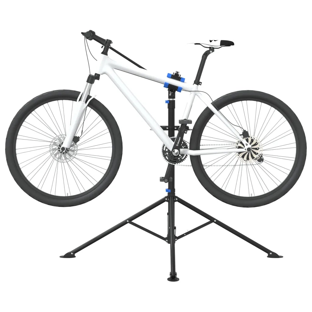 Supporto Riparazione Bici Regolabile 108-188 cm Blu in Acciaio 4005552