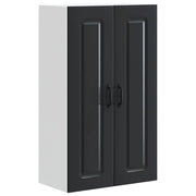 Mobile da cucina rettangolare moderno con ampio spazio contenitivo 60 x 31 x 100 cm in legno composito nero 02_0053814