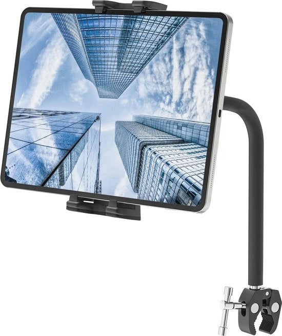 Sostegno Tablet per Tablet e Smartphone - Flessibile e Resistente Fissaggio per Attrezzatura Fitness