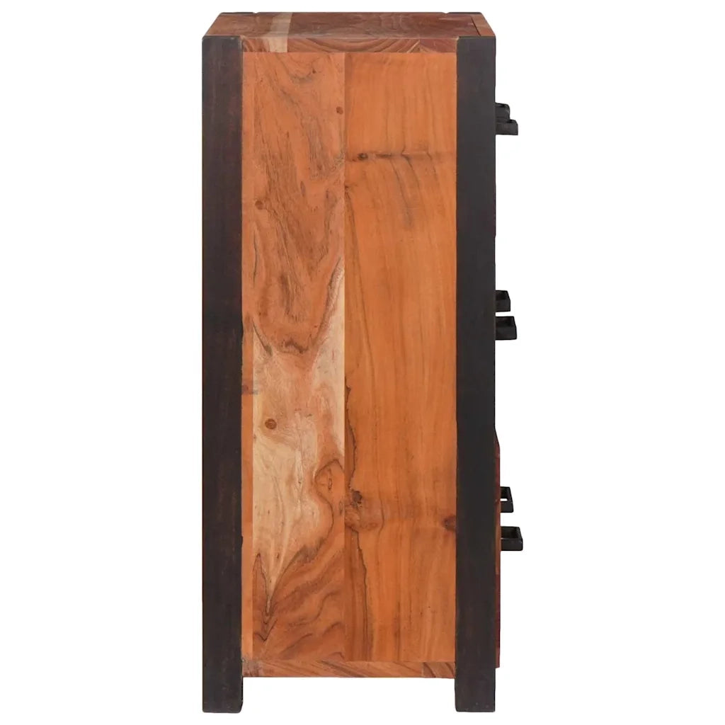 Credenza Marrone 55 x 30 x 75 cm Legno di Acacia Massello 4104008
