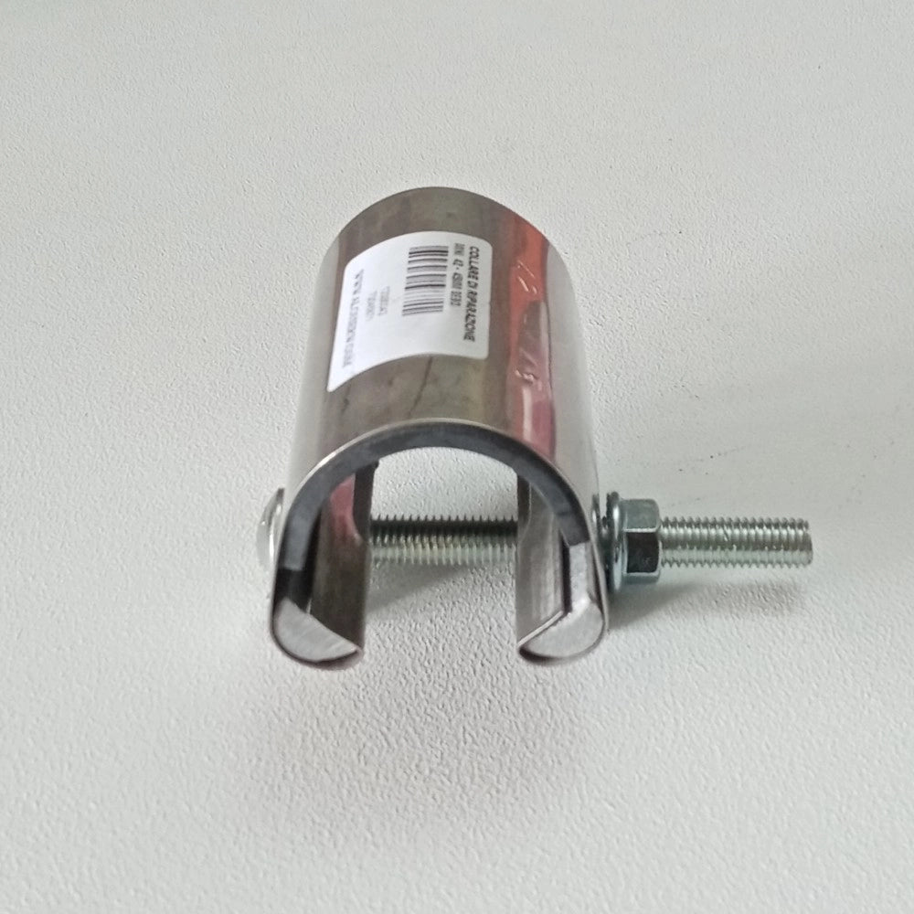 Collare di riparazione 26-30 mm inox per tubi con un tirante