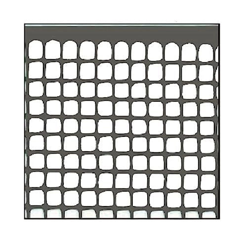 Vigor 79215 Rete in Plastica Quadra maglia 10x10 cm 10 m altezza 100 cm colore Grigio
