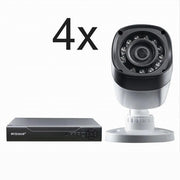 Trade Shop - Kit Telecamere Di Sicurezza Dvr 4 Canali 720p Videosorveglianza Maxtech Kit-dvr4 -