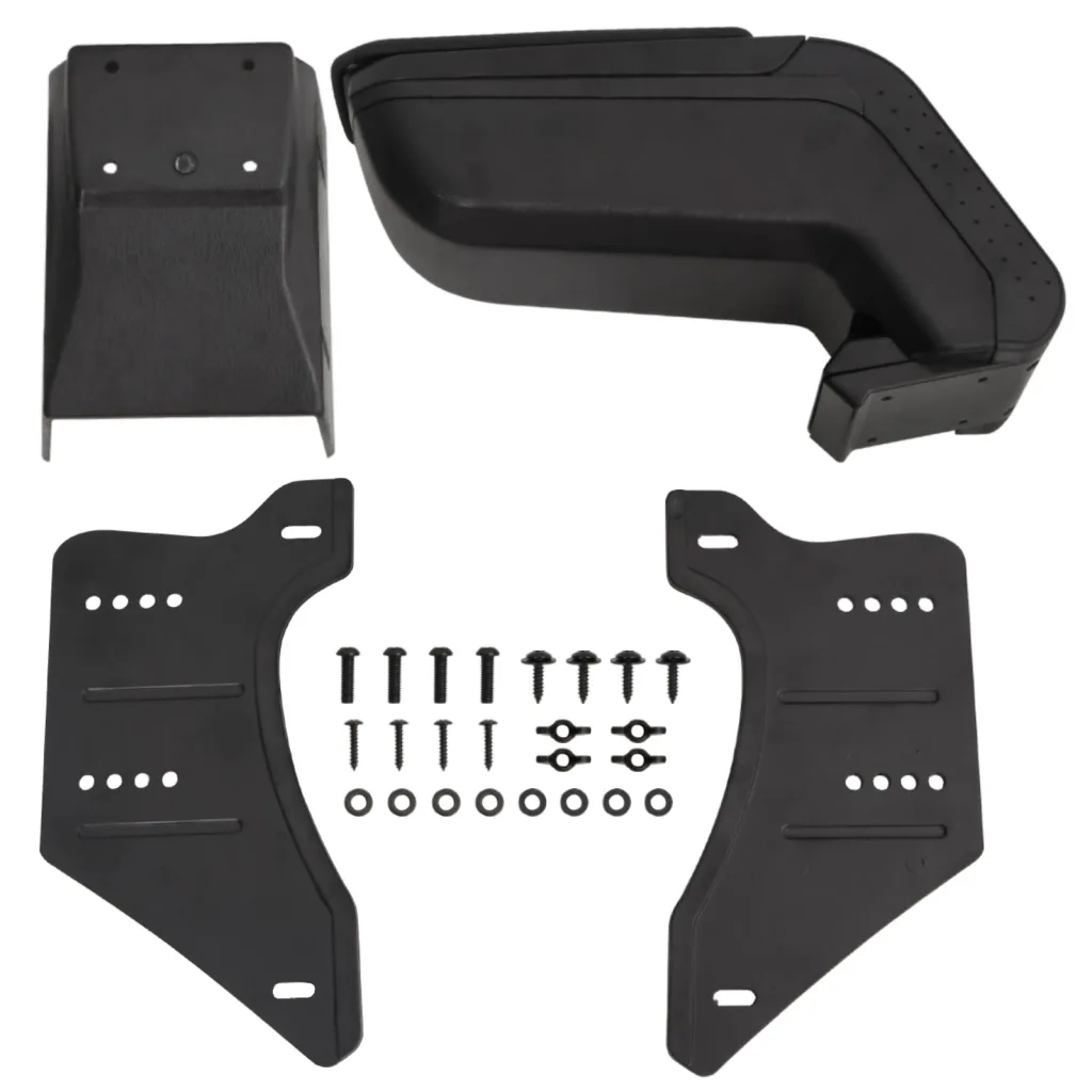 Bracciolo per Auto Universale Nero 14x30x(32-48,5) cm in ABScod mxl 118382