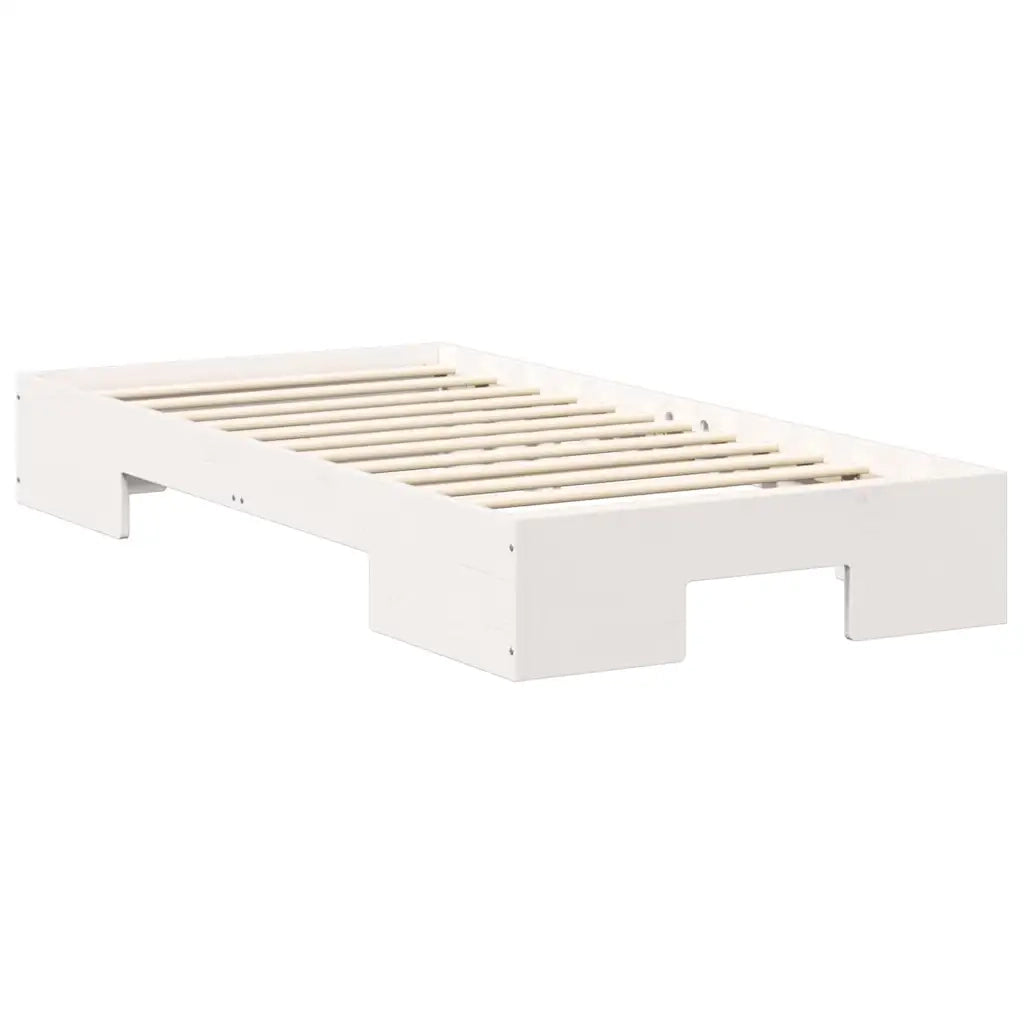 Struttura del letto Bianco 100 x 200 cm