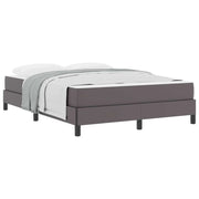 Letto matrimoniale | Letto per adulti | Struttura del letto con materasso Grigio 160 x 200 cm Tessuto
