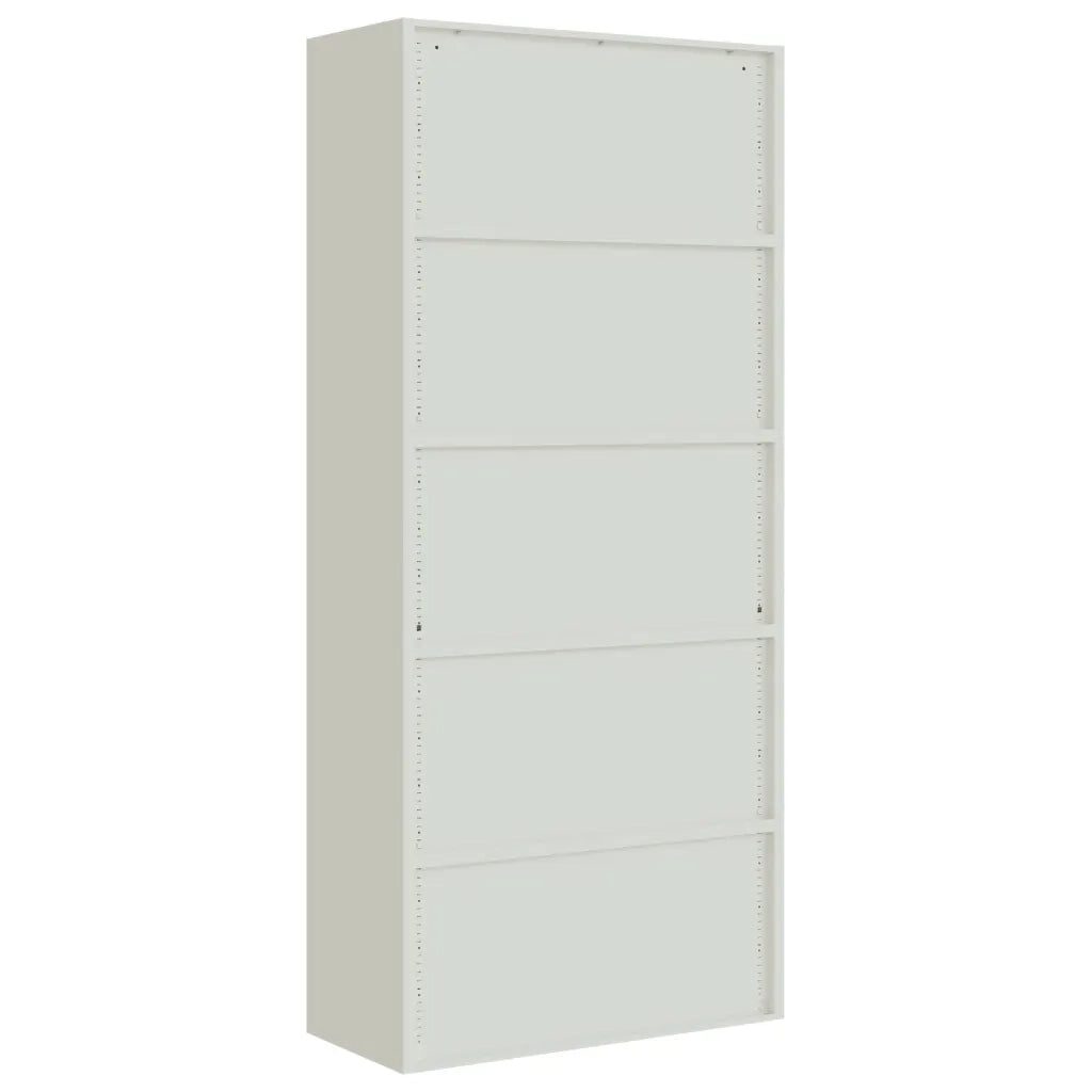 Armadio Classificatore Grigio Chiaro 90x40x240 cm in Acciaio 3188321