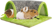 Tunnel letto e nascondiglio per cavia - tunnel e tubi mobili e rimovibili per gabbia - tunnel morbido di lana per cavia, hamster, ratto, ermellino e chinchilla