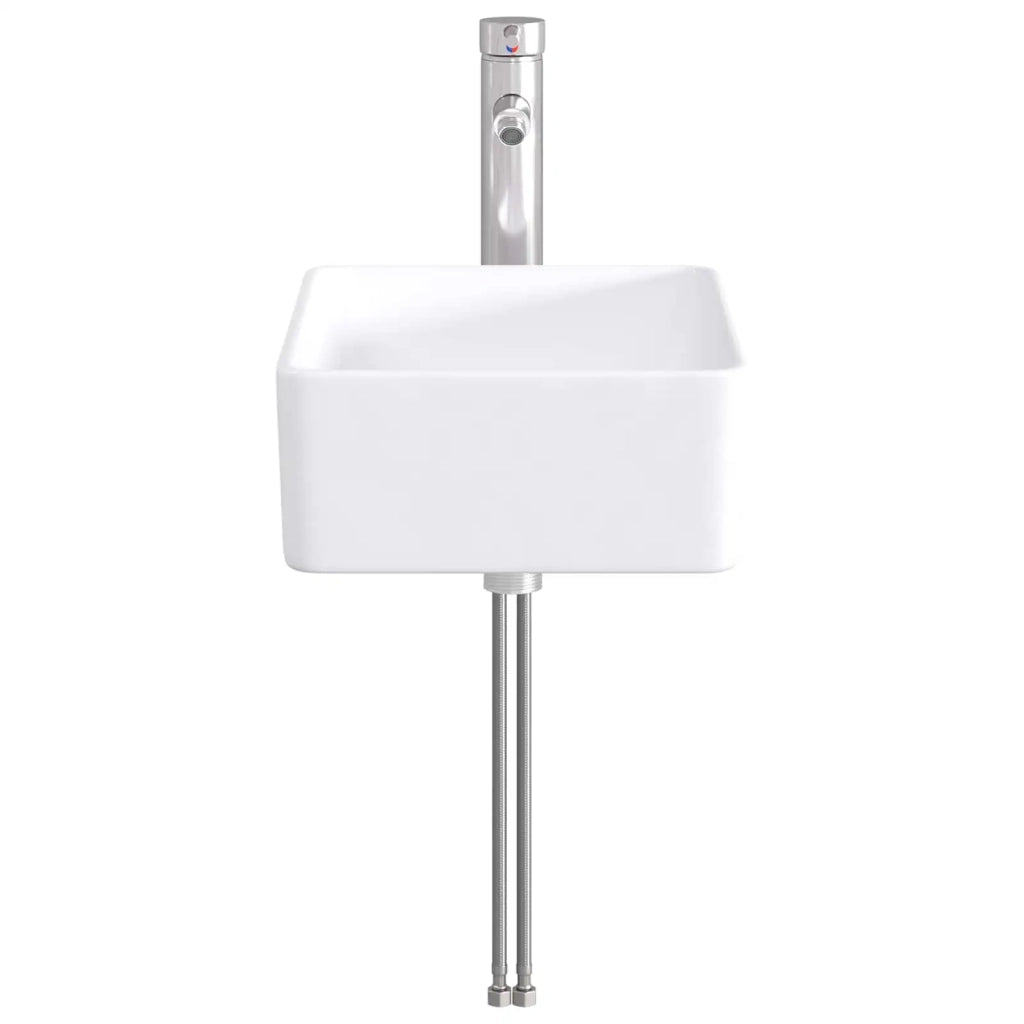 Lavabo da bagno Cromato 40,5 x 30,5 x 13 cm Metallo