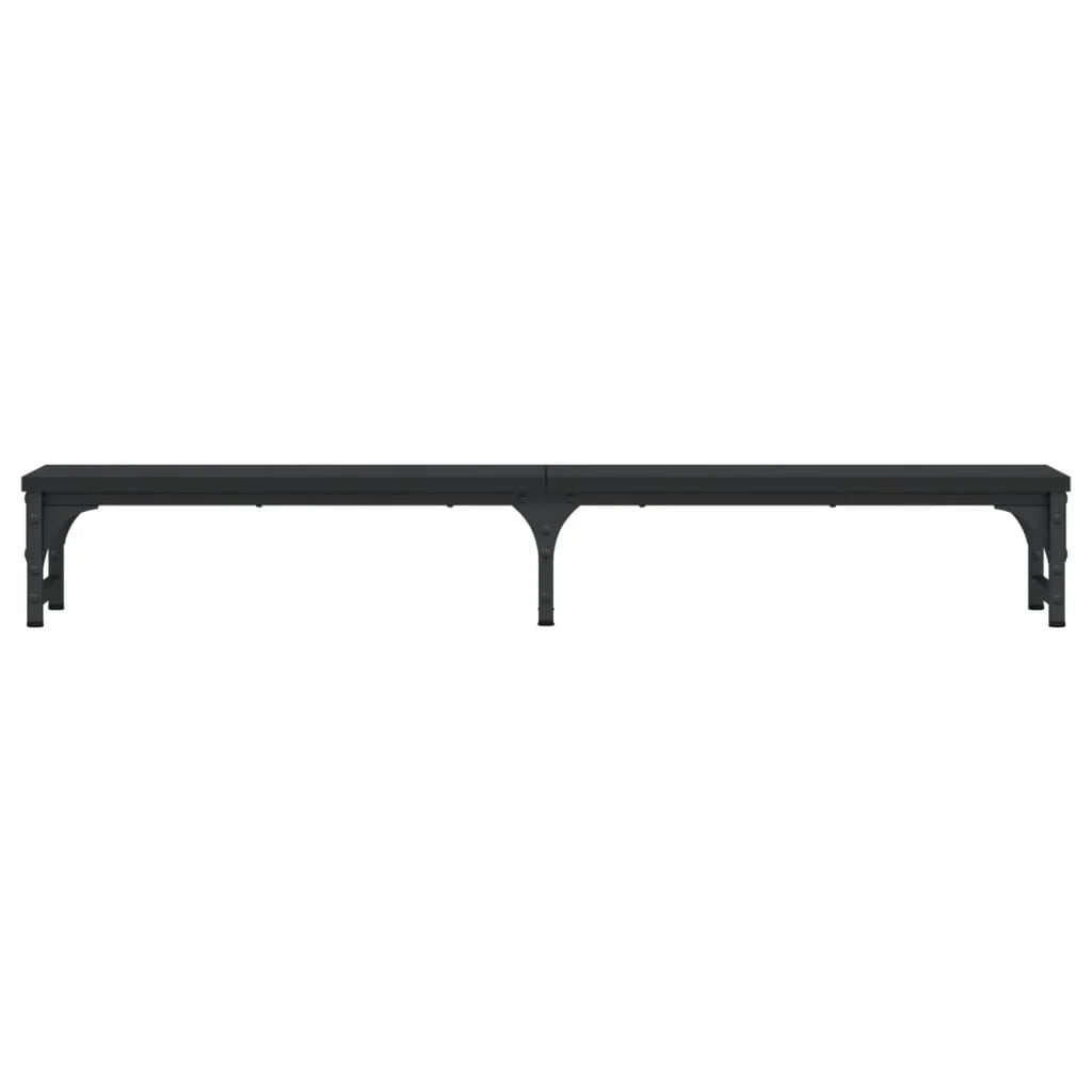 Supporto per monitor mobile da scrivania 105 x 23 x 15,5 cm legno ingegnerizzato nero 02_0044855