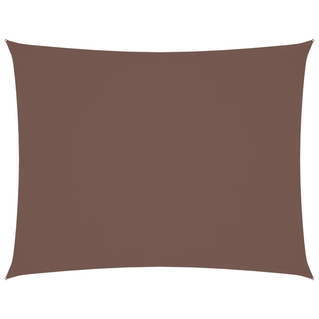 Vela Ombreggiante-Parasole a vela Oxford Rettangolare 2x3,5 m Marrone