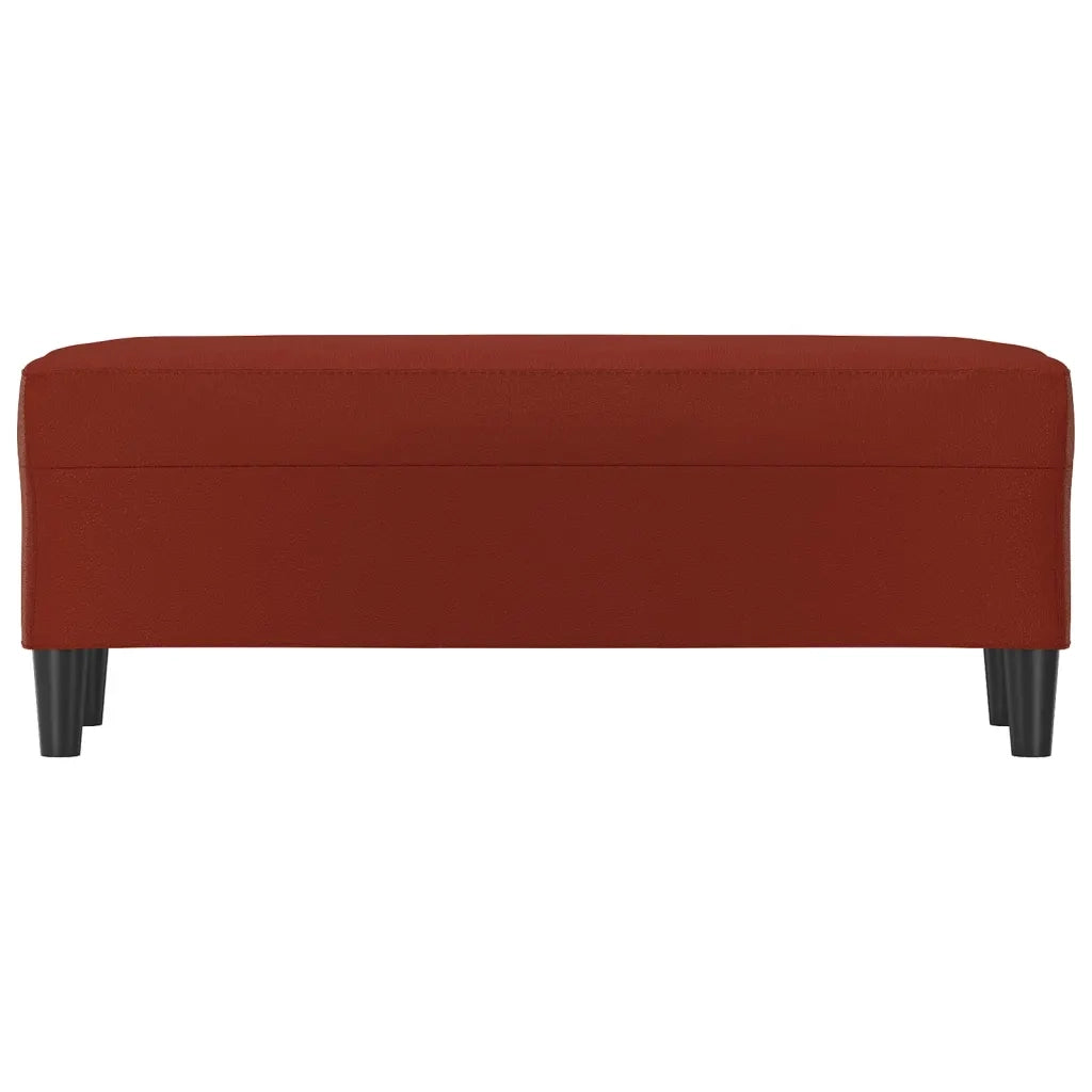 Panca Rosso Vino 100x35x41 cm in Similpelle cod mxl 64923