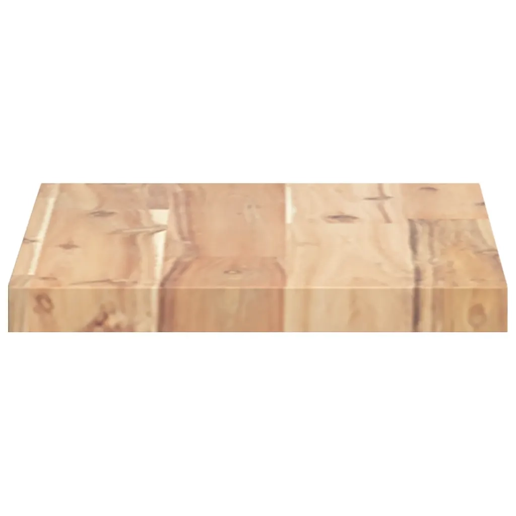vidaXL Mensole da Parete 4 pz 60x20x2 cm Legno Acacia Non Trattato