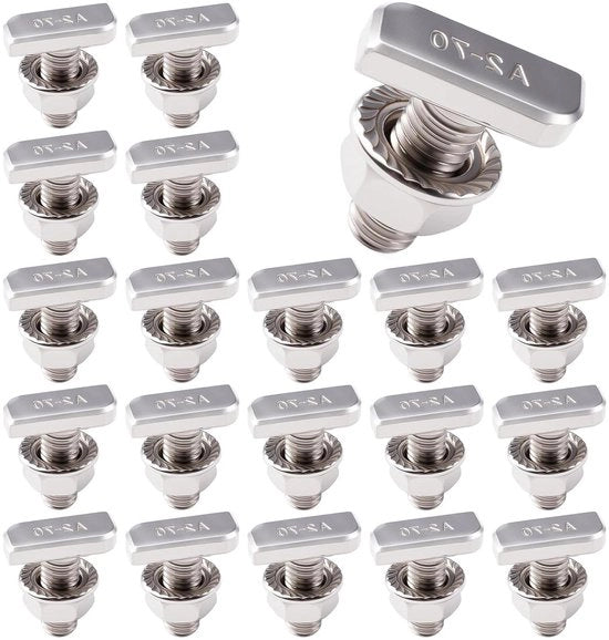 Viti a testa a croce M8 x 20 mm in acciaio inox A2-70 - 20 pezzi - Viti solari