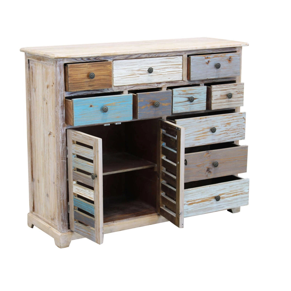 Credenza colorato in Legno cm 108x38x89 - FREDDY
