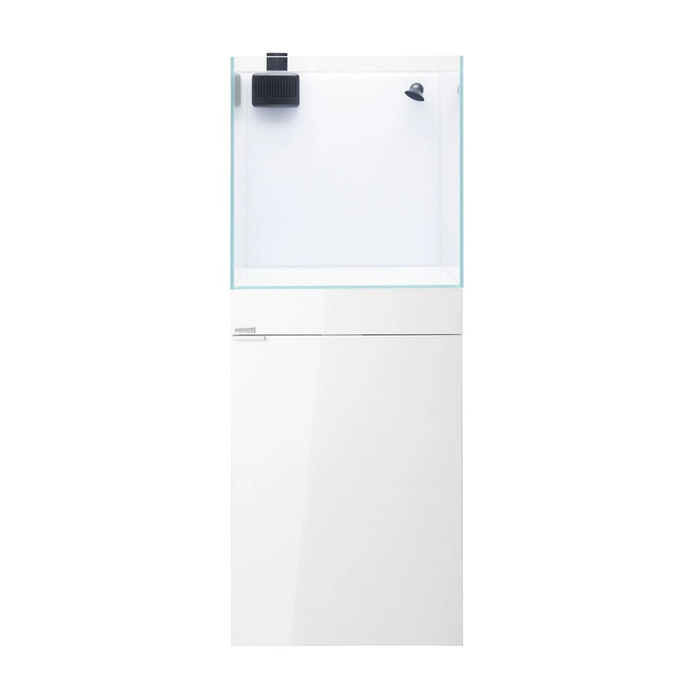 Aqpet Reef Kubic 50 marine cm50x50x50h - vasca in vetro extrachiaro con supporto e sump Colore: Bianco